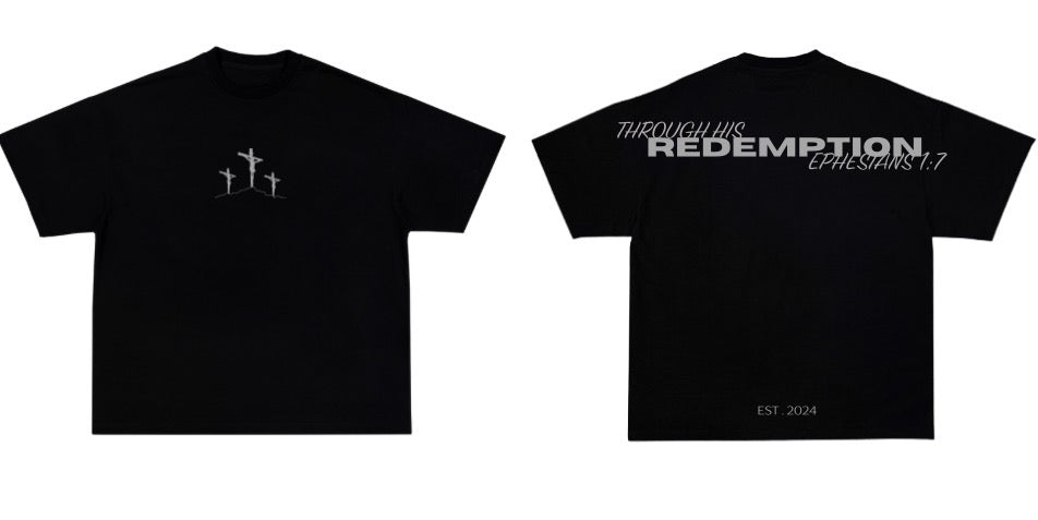 001 | REDEEMD CROPPED TEE (BLACK)